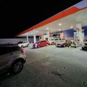 Panic buying: Motorists queue last night before huge price increase today image