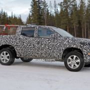 Next-gen Mitsubishi Strada test mule caught with Mirage headlights image