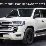This kit turns your Land Cruiser 200 into an LC 300 lookalike image