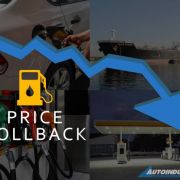 Gasoline to rollback PHP 2.30 per liter tomorrow image