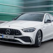 2023 Mercedes-AMG C43 drops V6 for electric turbo-four image