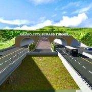 DPWH starts connecting 2.3-km Davao City Bypass tunnel image