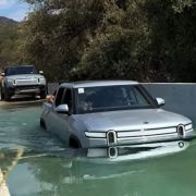 WATCH: Rivian proves EVs can cross deep floods image