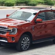 Spied: V6-powered 2023 Ford Everest seen in Thailand image
