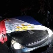 Man arrested in Iloilo for using PH flag as car cover image