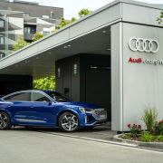 Audi powers EV charging station with recycled e-tron batteries image