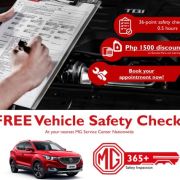 MG offers 365+ Free Safety Check for the holidays image
