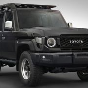 Blacked-out custom Toyota Land Cruiser 70 is ready for action image