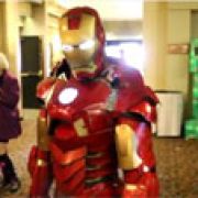 Hardcore Iron Man cosplayer puts a V6 engine in his Civic image