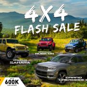 Get up to PHP 600K off in Jeep's 4x4 Flash Sale this weekend image