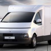 Hyundai ST-1 is a commercial EV with Staria face image