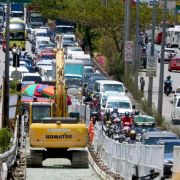 EDSA Flyover along Roxas Blvd partially closed due to road works image