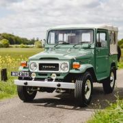 This classic Toyota Land Cruiser FJ40 is an all-electric 4x4 image