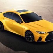 2025 Lexus IS 500 F Sport looks great in yellow image