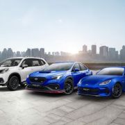 Subaru dresses up 2025 Forester, BRZ, WRX with STI style kits image