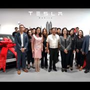 PBBM visits the Tesla storefront in BGC image