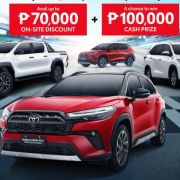 Toyota offering up to PHP 70,000 in discounts this weekend image