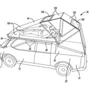 Ford patents integrated rooftop tents for pickup trucks image