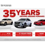 Honda Cars Philippines announces 35th anniversary sales promo image