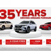 Honda Cars PH extends 35th anniversary sales promo 'til Nov 30 image