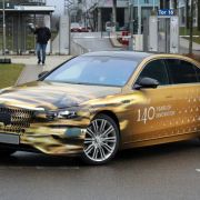 SPIED: 2026 Mercedes-Benz S-Class facelift dons gold camo livery image