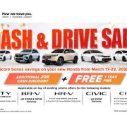Honda PH offers extra discounts, free PMS in latest March sales promo image