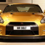 Nissan produces one-off gold GT-R image