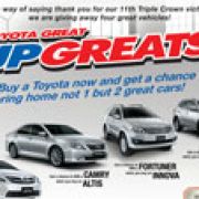 Toyota Philippines launches Great Upgreats promo image