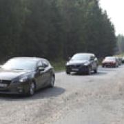 Mazda3s complete the Mazda Route3 challenge image