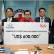 Hyundai and Kia Motors donate PhP 25 million for Haiyan recovery image