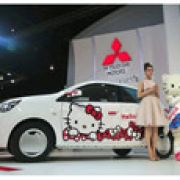 Mitsubishi debuts Hello Kitty Mirage at 2013 Thailand Motor Expo image