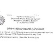 DPWH traffic advisory regarding weekly reblocking and the Shell Eco-marathon  image