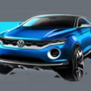 Geneva 2014 Preview: Official sketches of Volkswagen T-ROC concept revealed image