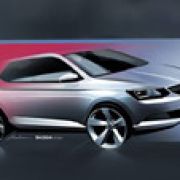 Skoda releases sketch of next-gen Fabia image