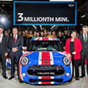 Mini produces 3-millionth car from Oxford factory image