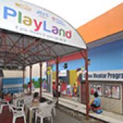 Caltex Playland set up in Smokey Mountain image