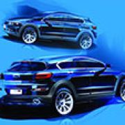 Guangzhou 2014 Preview: Qoros releases sketches of 3 City SUV image