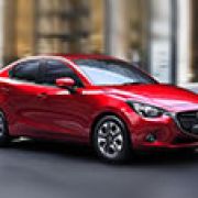 2015 Mazda2 Sedan revealed ahead of debut image