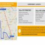 Schedule of road closures during the 2015 Papal Visit image