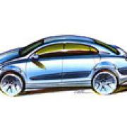 First official sketches of 2006 Kia Rio released image