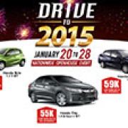 Honda PH holds week-long Drive to 2015 promo from January 20-28 image