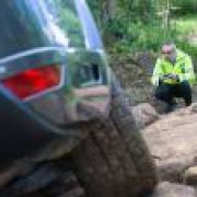 Remote-controlled Range Rover Sport being tested image