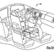 Report: Ford patents self-driving vehicle with reconfigurable seating image
