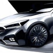 Kia previews 2017 Cadenza with teaser sketch image