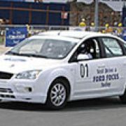 Ethanol-fueled Foci make marks in Ford FFV Road Challenge image
