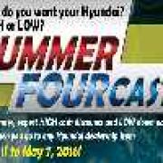 Hyundai offers discounts, low downpayment in FourCast promo image