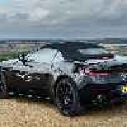 First images of Aston Martin DB11 Volante prototype released image