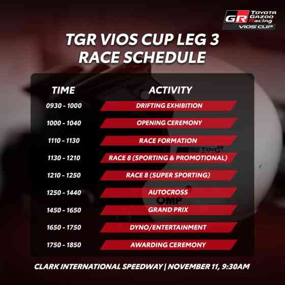2023 Toyota GR Vios Cup finale to have Grand Prix format this weekend image