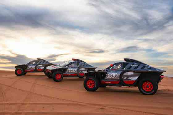 Audi RS Q e-tron is ready for 2024 Dakar Rally image