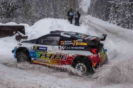 There is a Toyota GR Yaris Rally2 in WRC with PH colors image